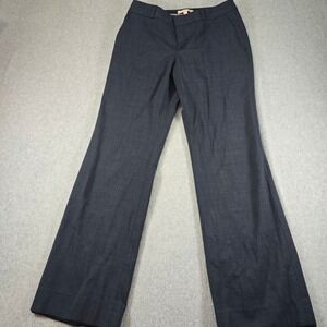 Banana Republic Martin Fit Wool Blend Trousers Navy Straight Leg Pants Womens 4